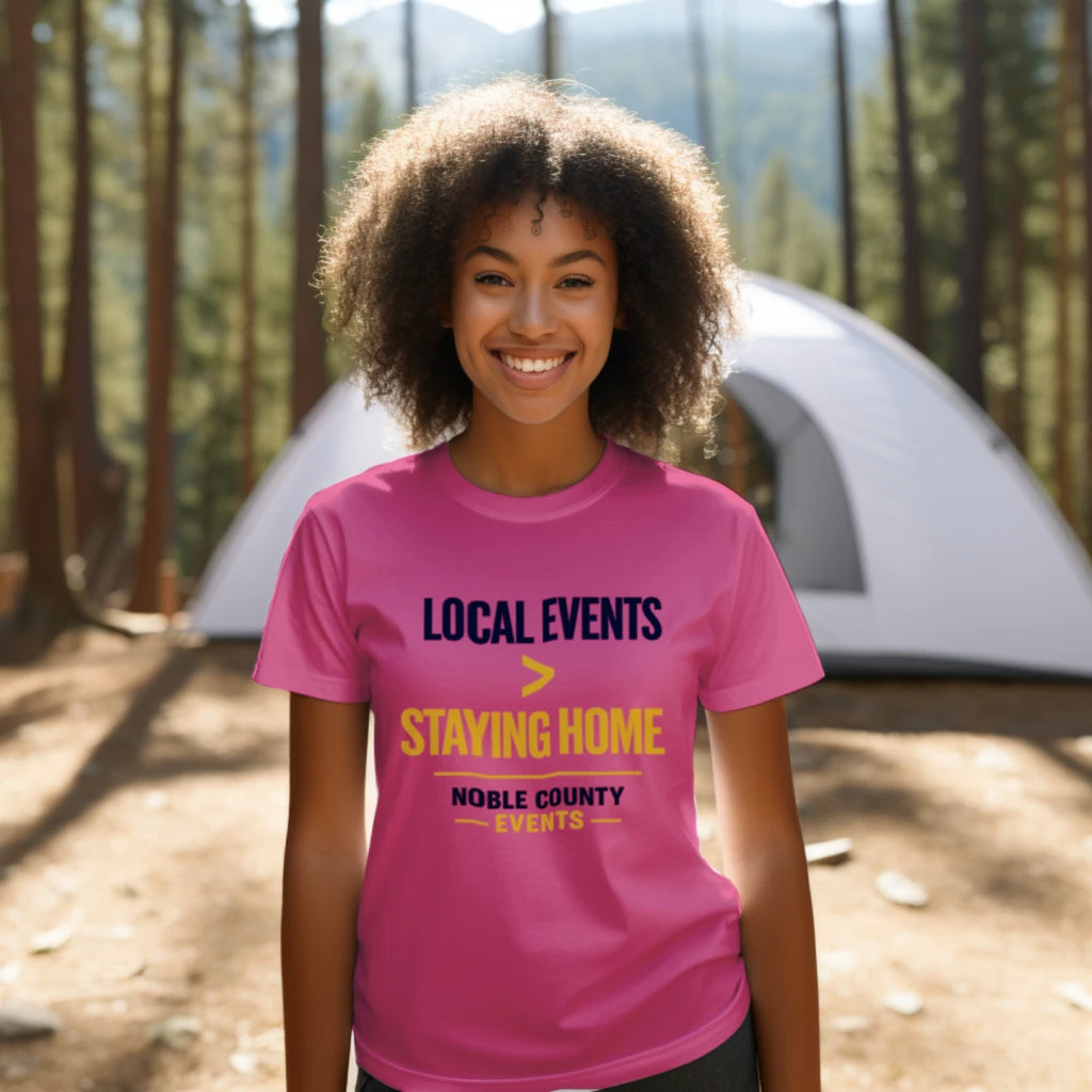 Local Events Staying Home Dark Print | Noble County Event