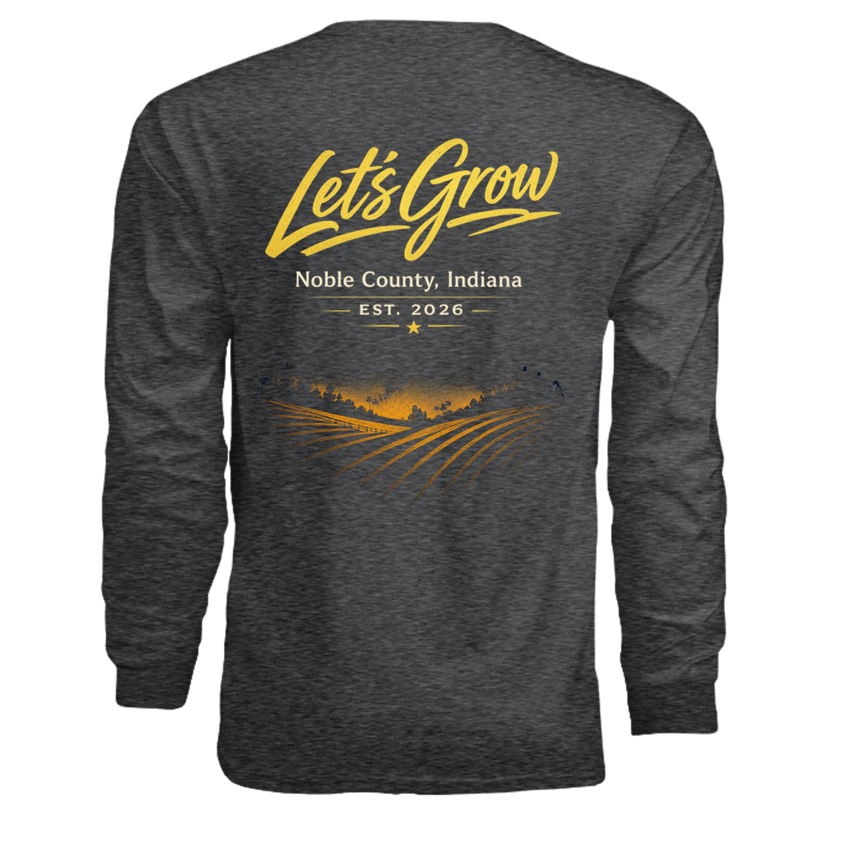 DARK HEATHER - G240 - BACK